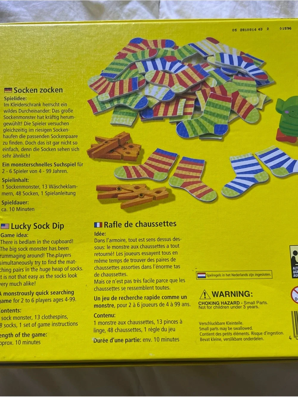 HABA Socken Zocken Lucky Sock Dip Matching Game